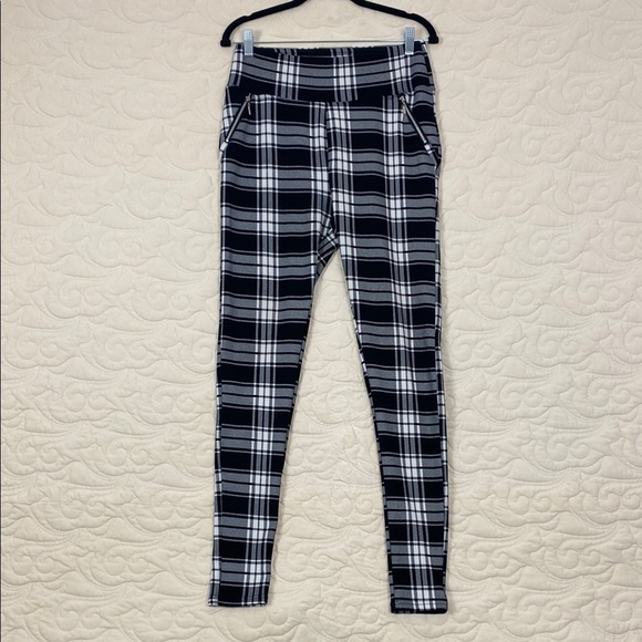 Streetwear Society Plaid Leggings Sz XL - Picture 1 of 10